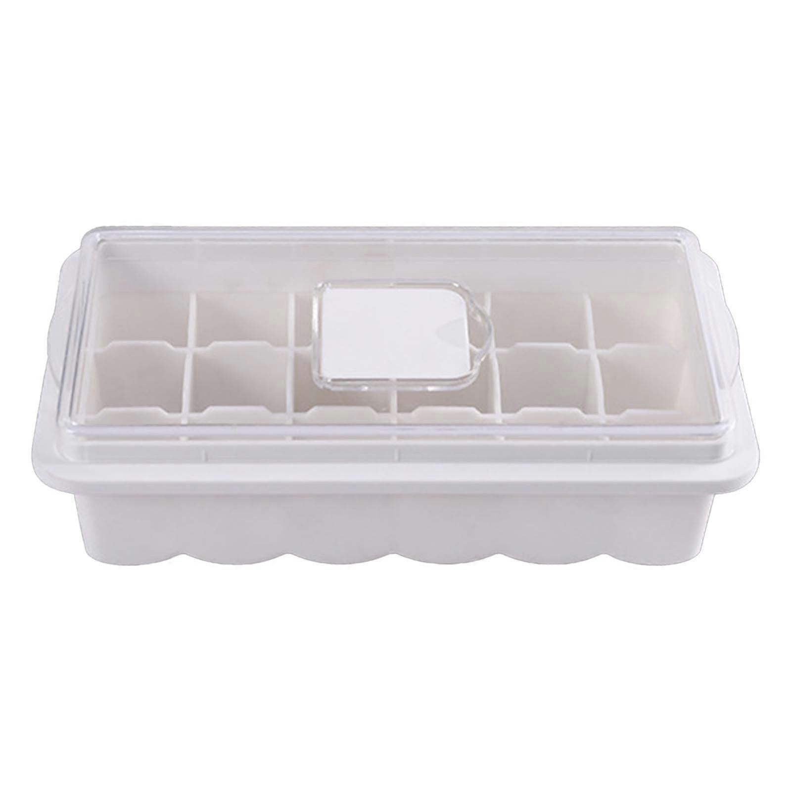 Silicone Ice Cube Tray with Quick Freezing Technology, Large Capacity FoodGrade Mold for Drinks