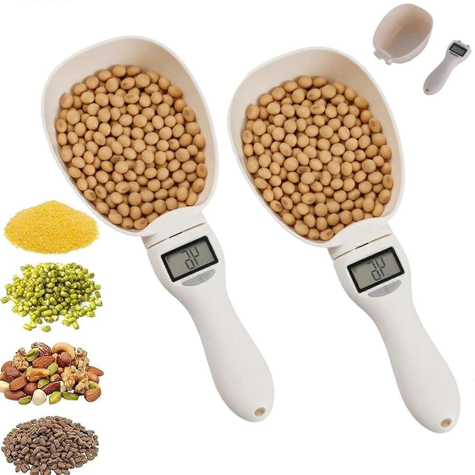 Digital Measuring Spoon with LCD Display,  Precision Sensor, MultiUnit Conversion, 2Pcs for Cooking and Baking