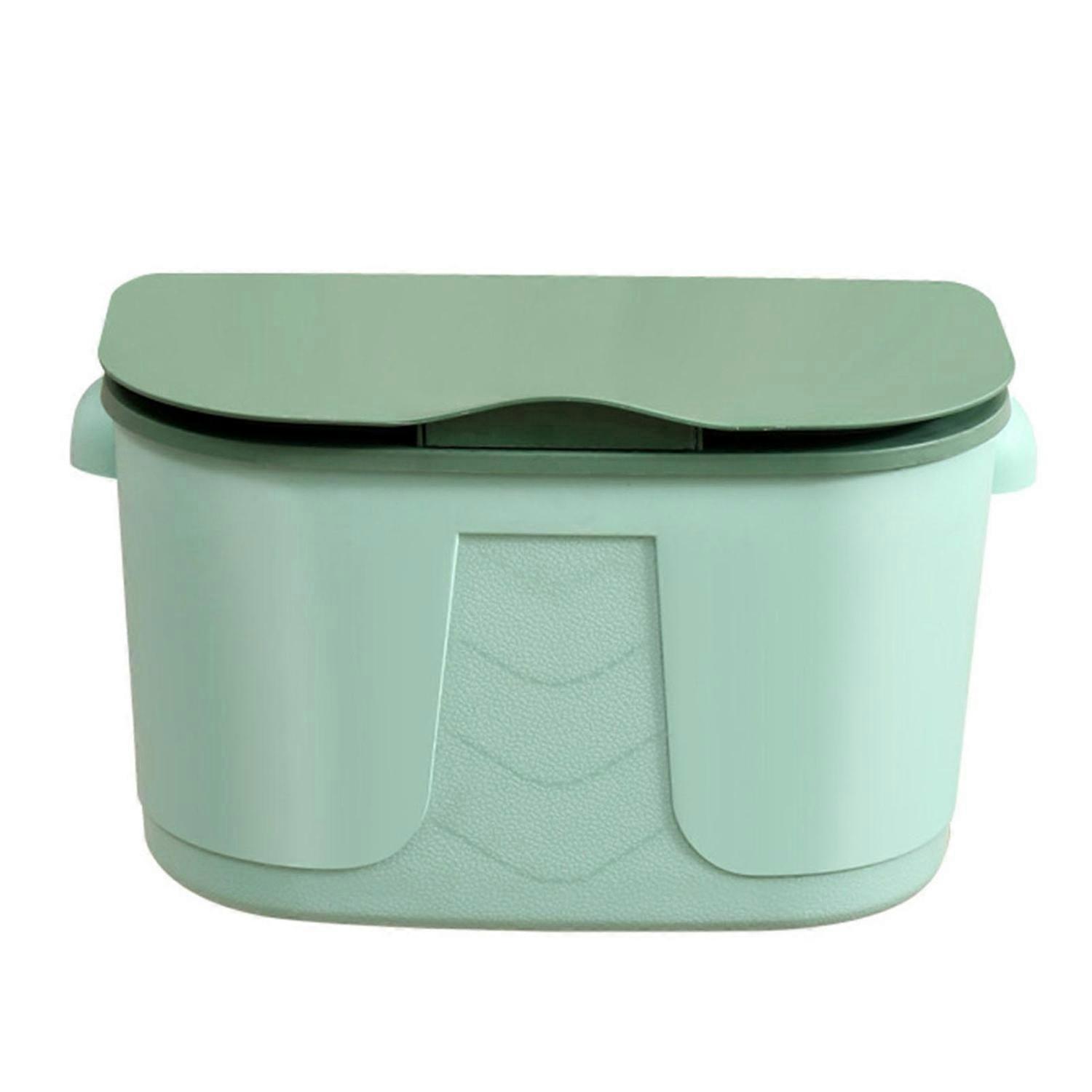 Wall-mounted Garbage Can Not-bending Down Cleaning Garbage Cover for Kitchen