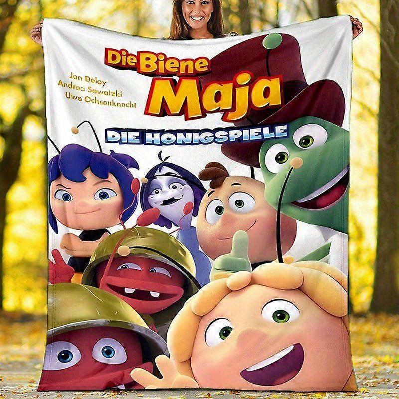 Maya Theme Blanket Soft And Cozy Digital Print Polyester Knit for Napping Camping