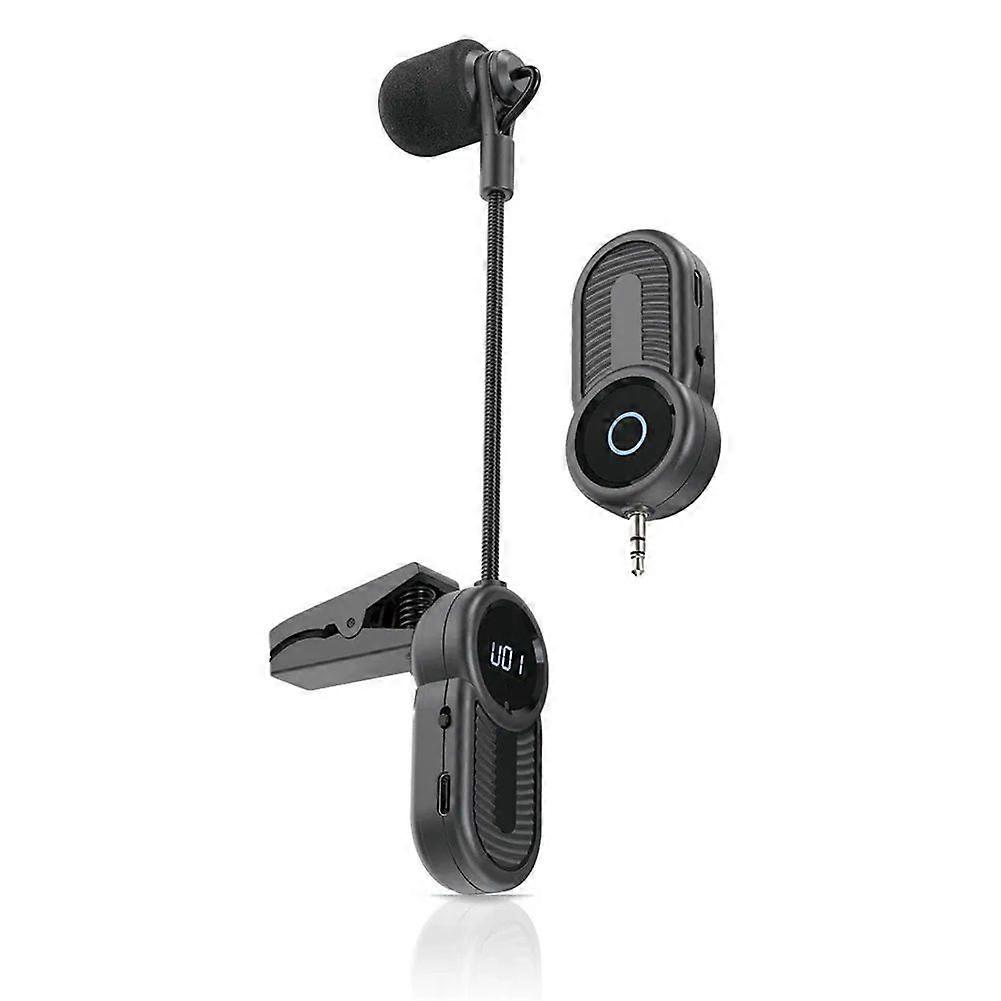 Wireless Saxophone Microphone System for Instruments UHF Rechargeable Microphone Receiver and Transmitter for Sax