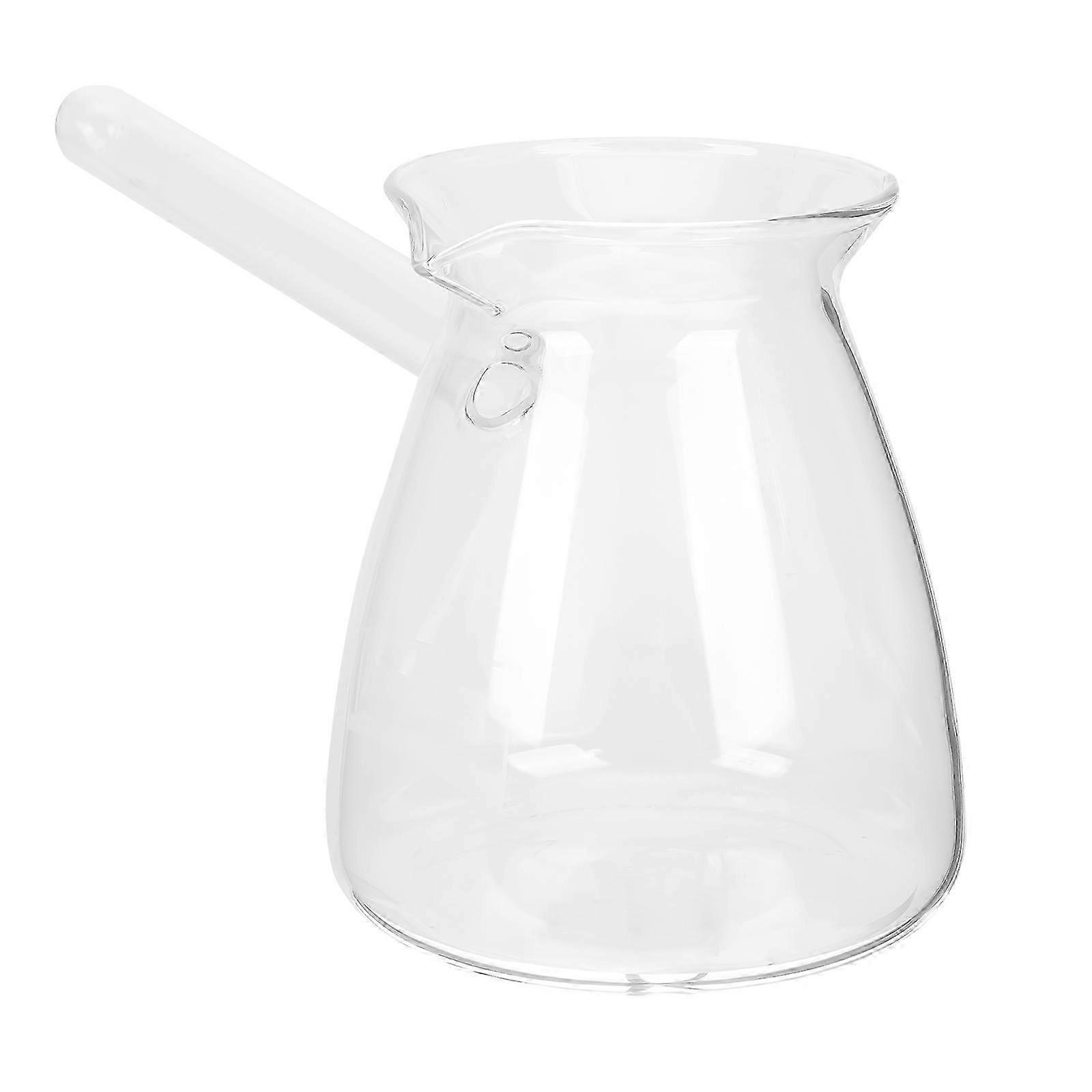 Coffee Pot Round Cup High Borosilicate 1Set