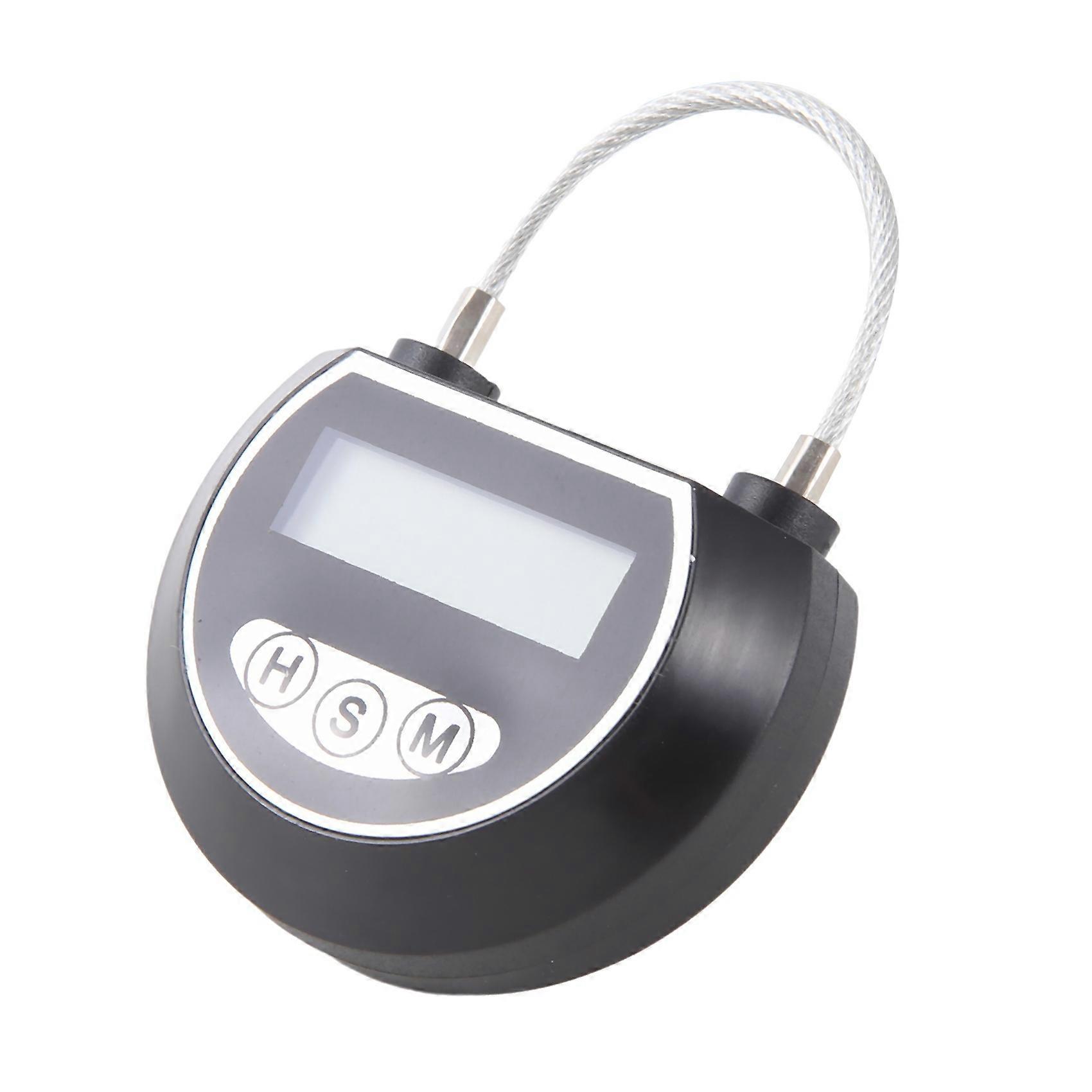 3X Electronic Time Lock Timer Lock Container Multi Function Time Lock Bin for Toys Black