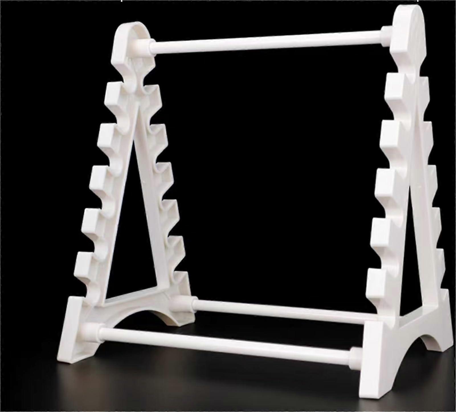 White Plastic DoubleSided Pipette Stand Rack for Laboratory MultiSize Organization 1 PC