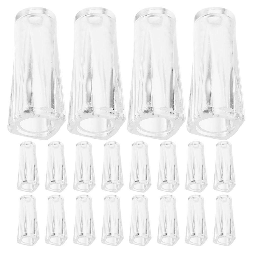 Shutter Rod Handle Transparent for Blinds Rod 20Pcs Plastic Blind Replacement