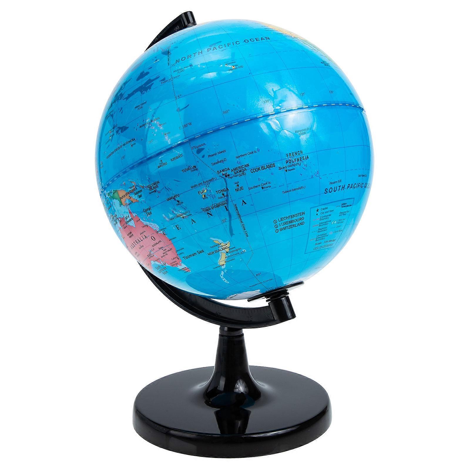 Terrestrial Globe Model Plastic Globe for Office Decor School Teaching Tool
