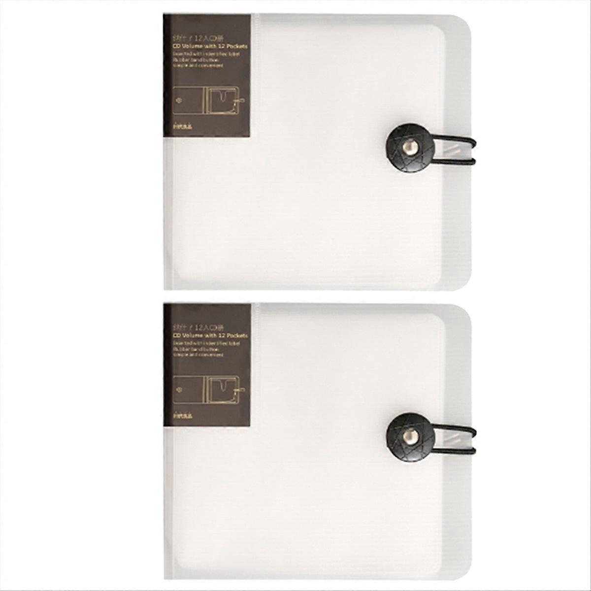 Transparent Plastic Disc CD Case DVD Holder Storage Bag