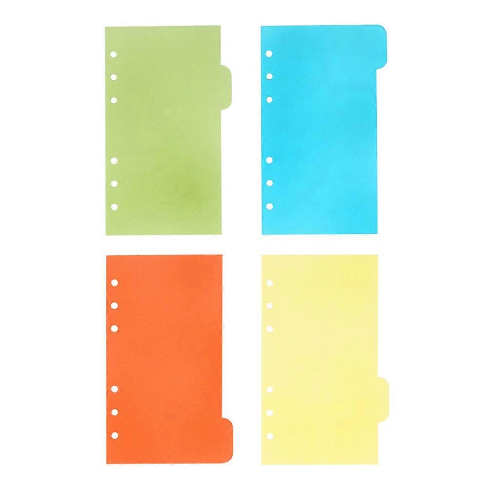 Notebook Divider Colored Binders Set with 25Pcs A6 Dividers for Writing