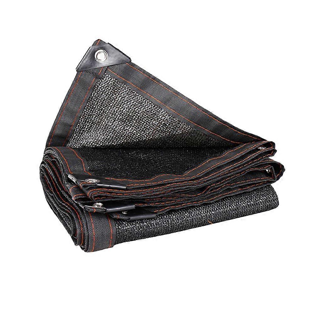 Sunscreen Net for Garden 8 Stitching Shading Net for Shading 3Pcs Black