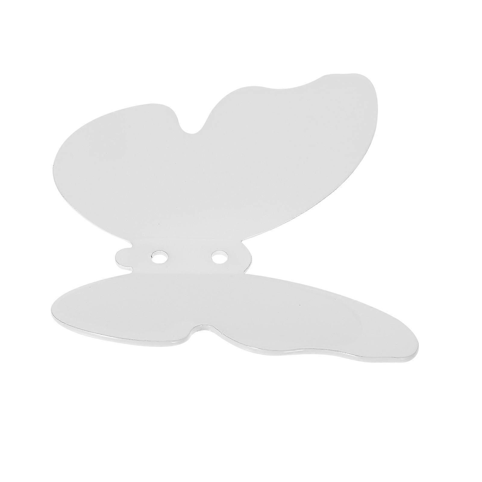 Butterfly-Shape Hook Wall Hook for Decor 1Set White Copper