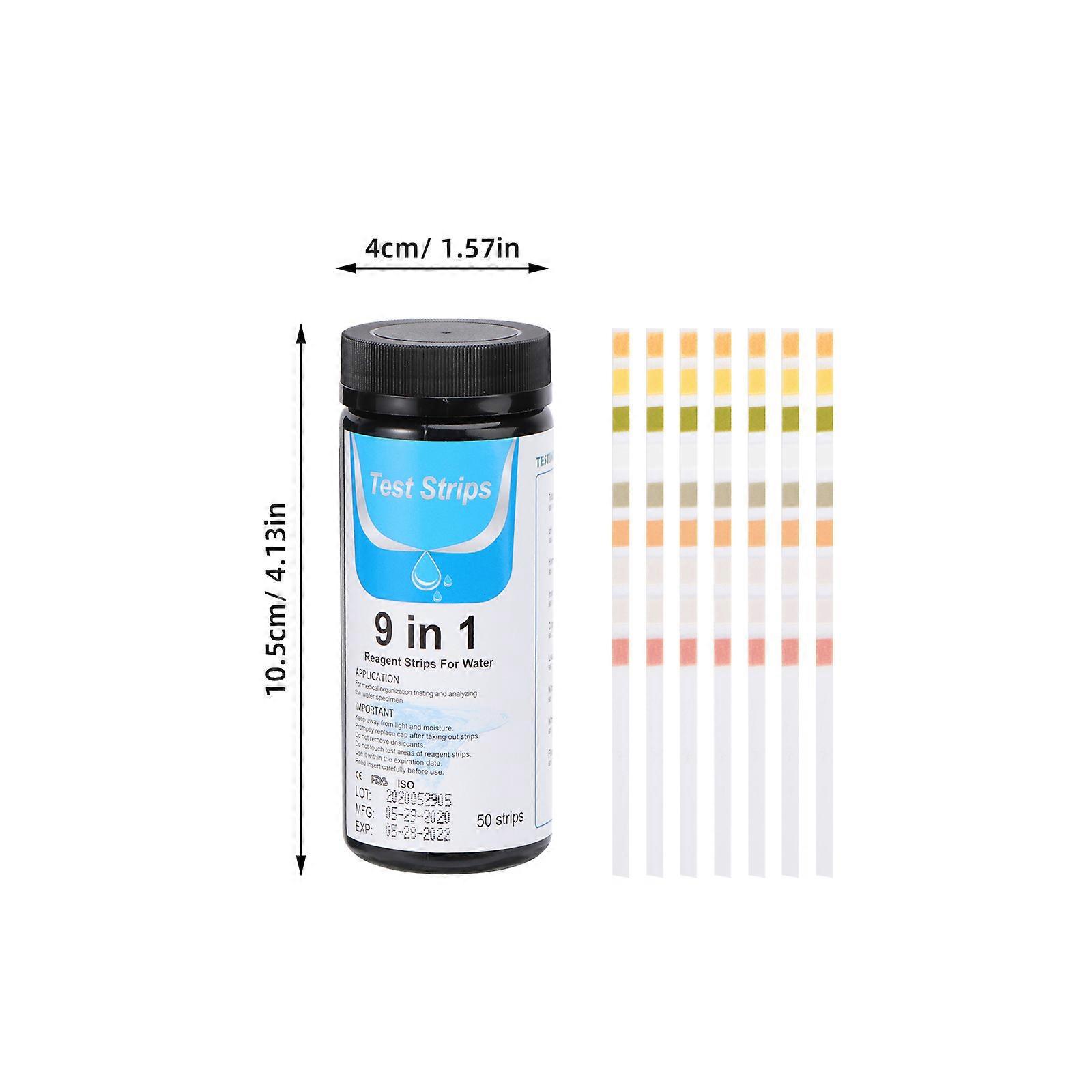 High Sensitivity Water Quality Test Strips for PH Testing 50Pcs Pack