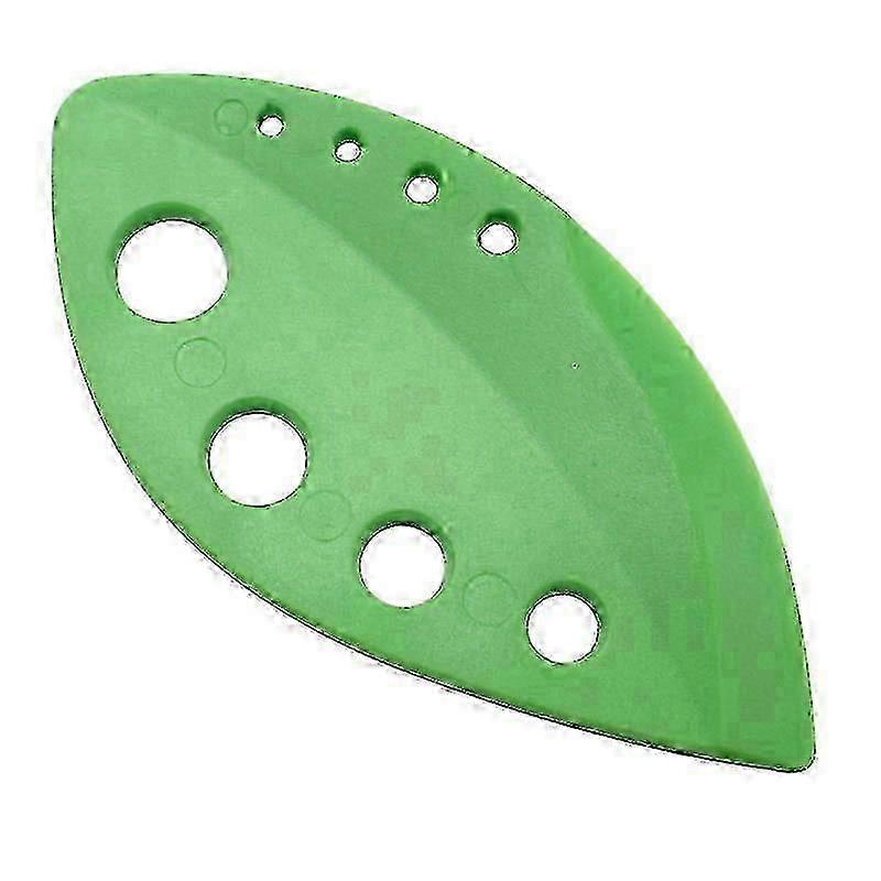 2 Pack Plastic Leaf Peeler for Kitchen, Vegetable Leaf Remover Tool for Salad & Herbs