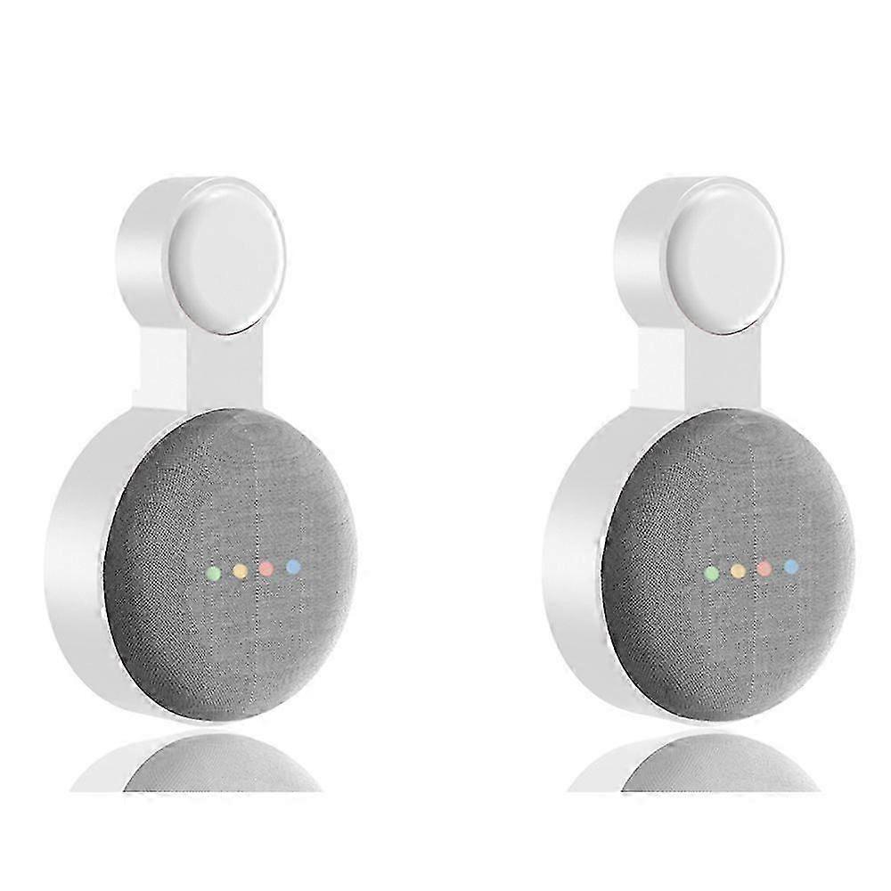 2Pcs Suitable for Google Audio for Google Nest Mini Wall Bracket Second Generation Socket Hanging H