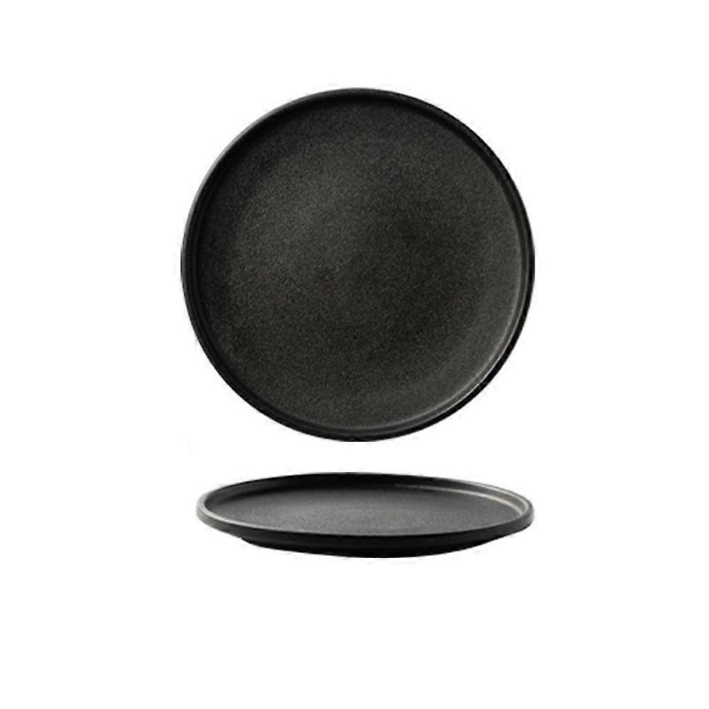 Kitchen Organizer Ceramic Steak Plate Durable Flat Storage Tray Multi-Function Reusable Dessert Tray Hotel Table