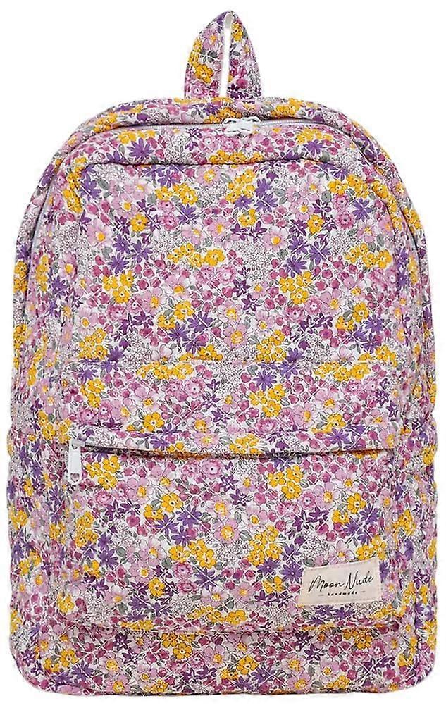 Moon Nude Summer Backpack - Purple/Yellow/Pink