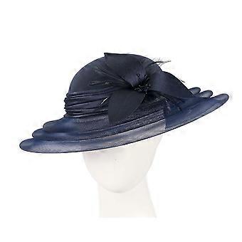Navy custom made mother of the bride hat H5002N