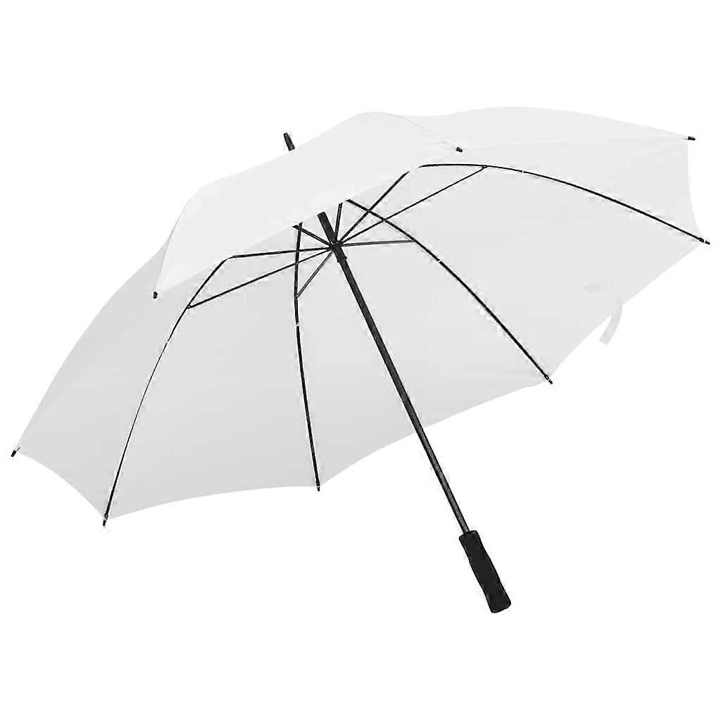 vidaXL Paraplu 130 cm wit