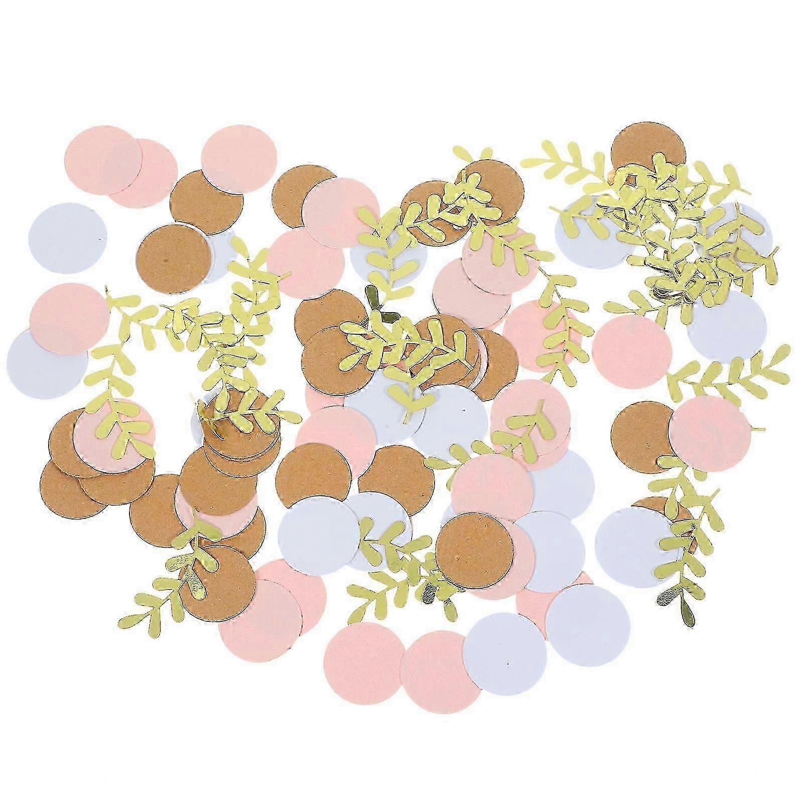 Table Confetti Decor Dots Leaf Theme Party Filling Balloons 1Set