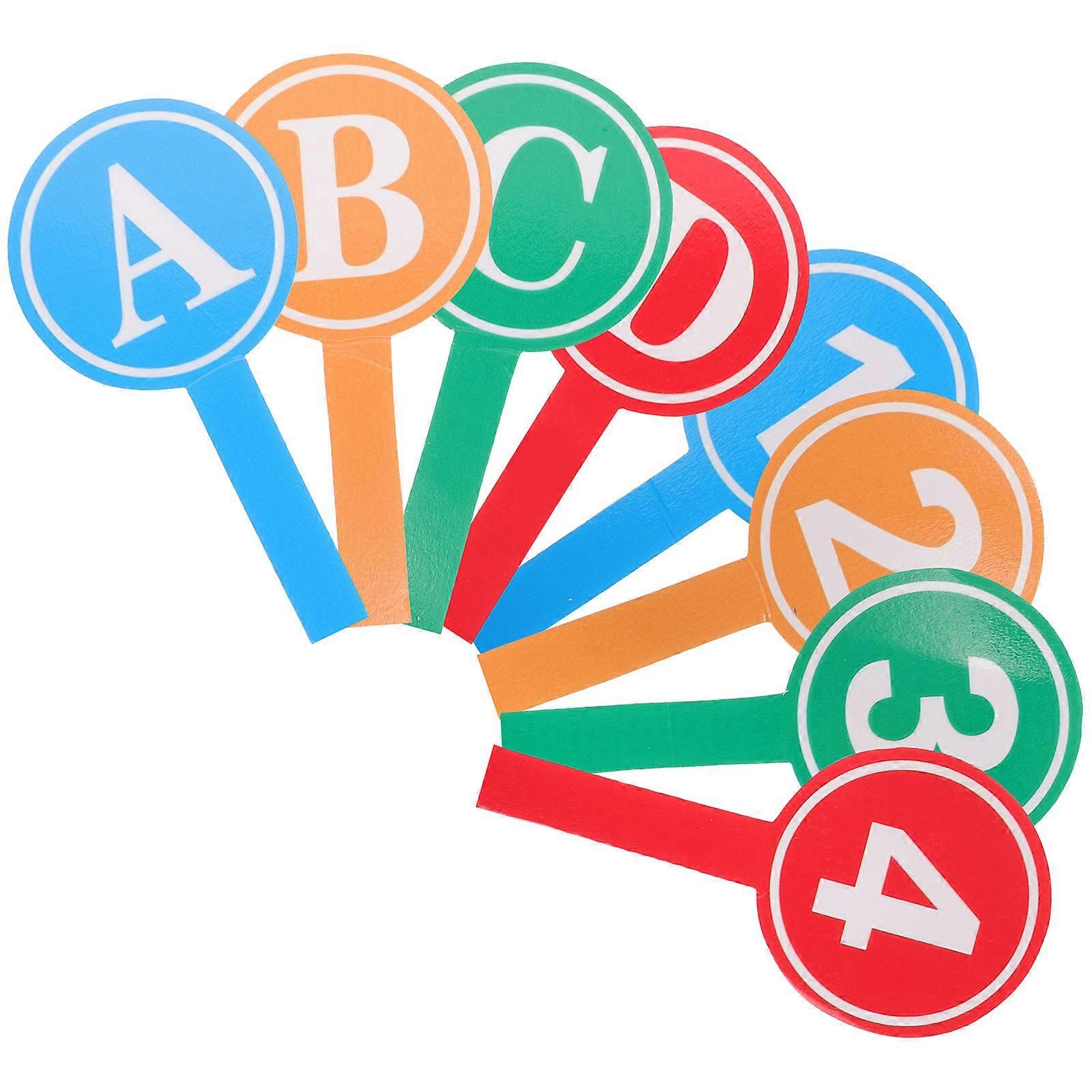 Answer Paddle Handheld Toy for Classroom Voting 1Set Game Paddle