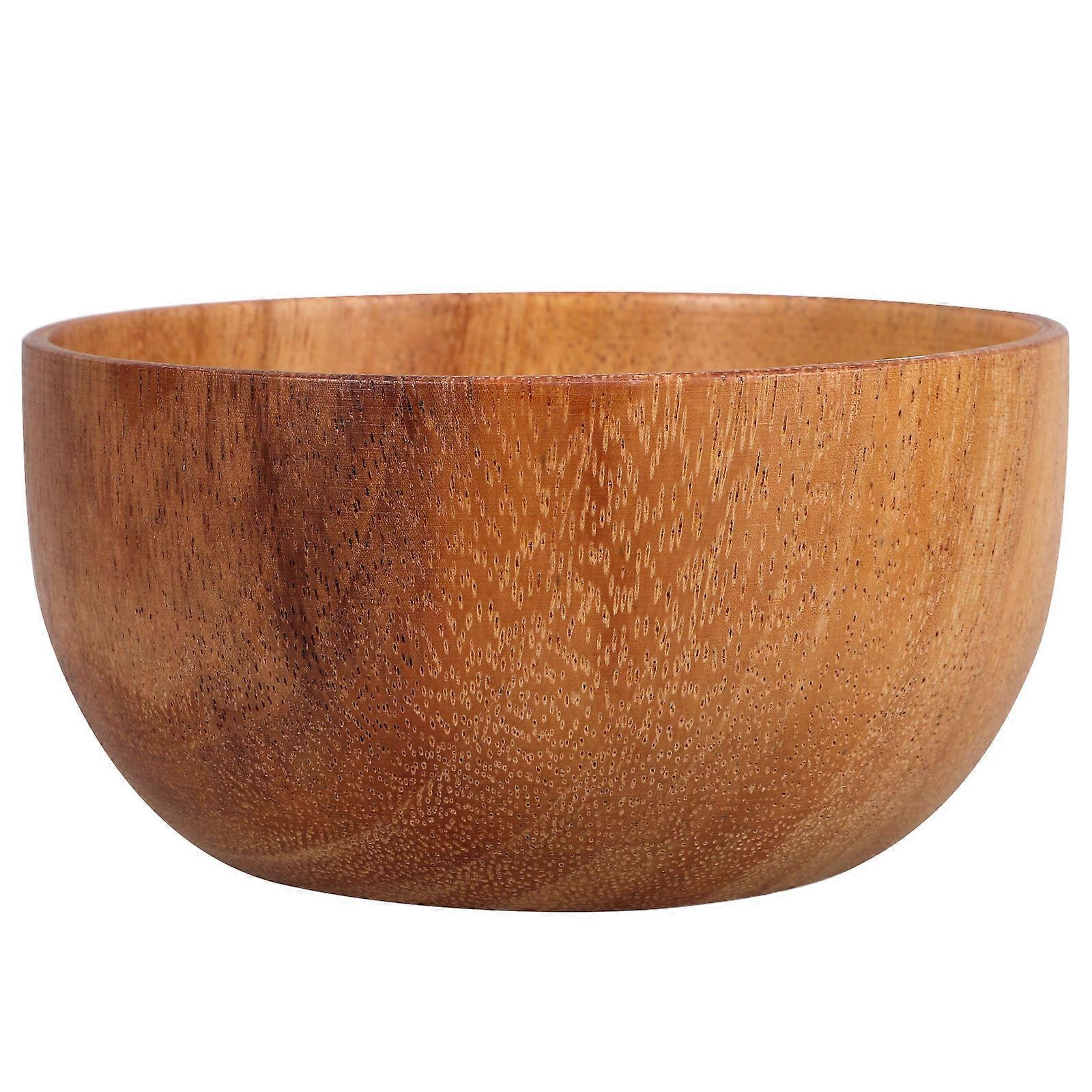 Holzschale, brauner Küchenbehälter