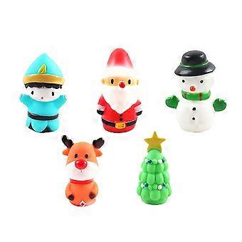 Christmas Finger Puppets Finger Toy for Kids Playing 5Pcs Cartoon Character Set