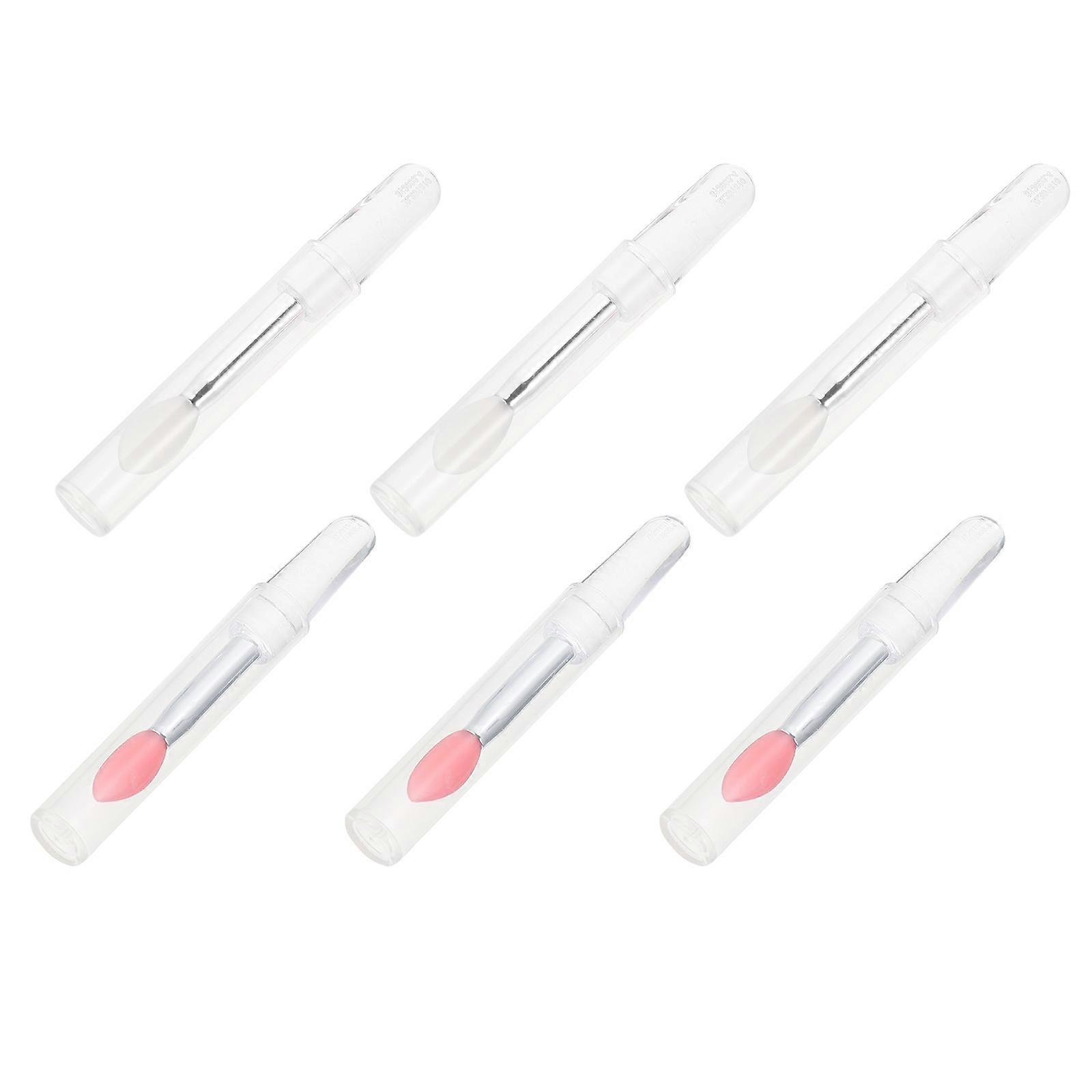 Multi Silicone Lip Brush for Makeup Use with 6Pcs Applicator Set