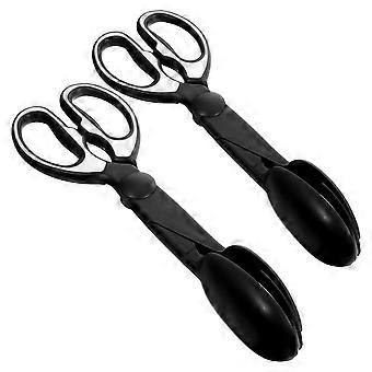 Large Dog Waste Scooper Pet Waste Grabber Indoor And Outdoor Use Plastic Material Quick Clamp Mechanism 2Pcs