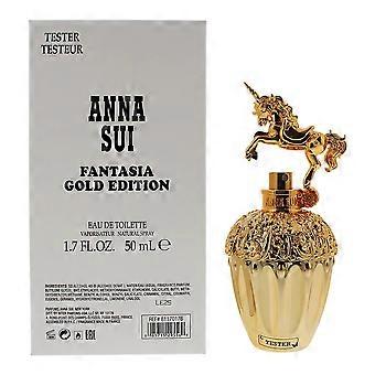 Anna Sui Fantasia Gold Edition Eau De Toilette For Women 50 ml *Tester