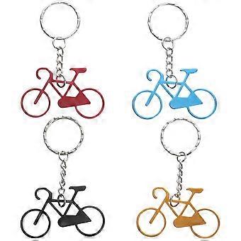 4 stuks aluminiumlegering vorm mini sleutelhanger accessoires sleutelhanger sleutelhanger ring decoratie cadeau opknoping ornament