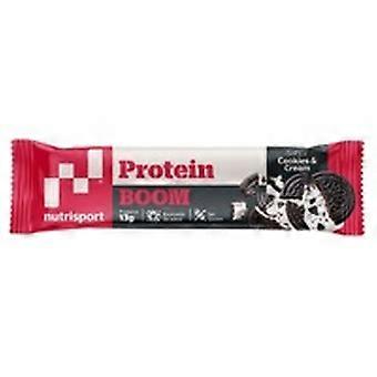 Box of protein boom cookies-cream bars 49 g (Cookie)