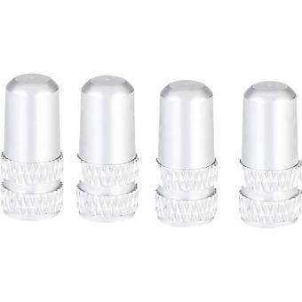 4pcs Aluminum Alloy Presta Valve Caps, Corrosion Resistant Dust Cover for Bicycle Tire Valve Stems