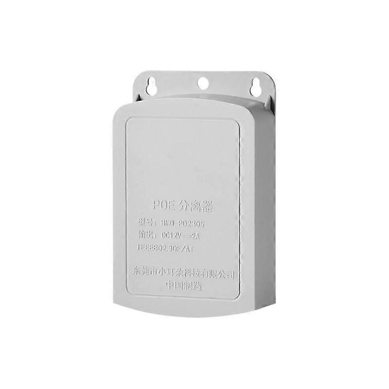 Compactly Poe Separator Splitter For Cameras And Wireless Access Transforms 48V To 12V Efficiently