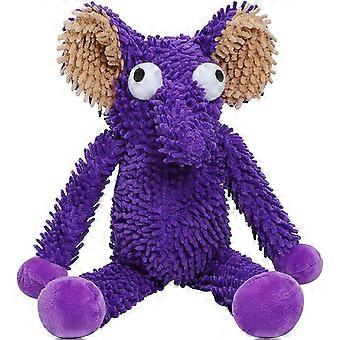 Puppy Toys for Small Dogs Cute Calf Squeaky Toys for Dogs Durable Puppy Teething Toys Chew Toys for Puppies Non-Toxic and Safe (Purple)