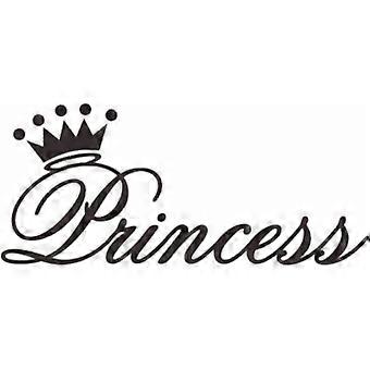 Style Princess Crown Wall Sticker for Girl Baby Room Bedroom Home Decoration Art Decals Bedside Stickers Wallpaper - -