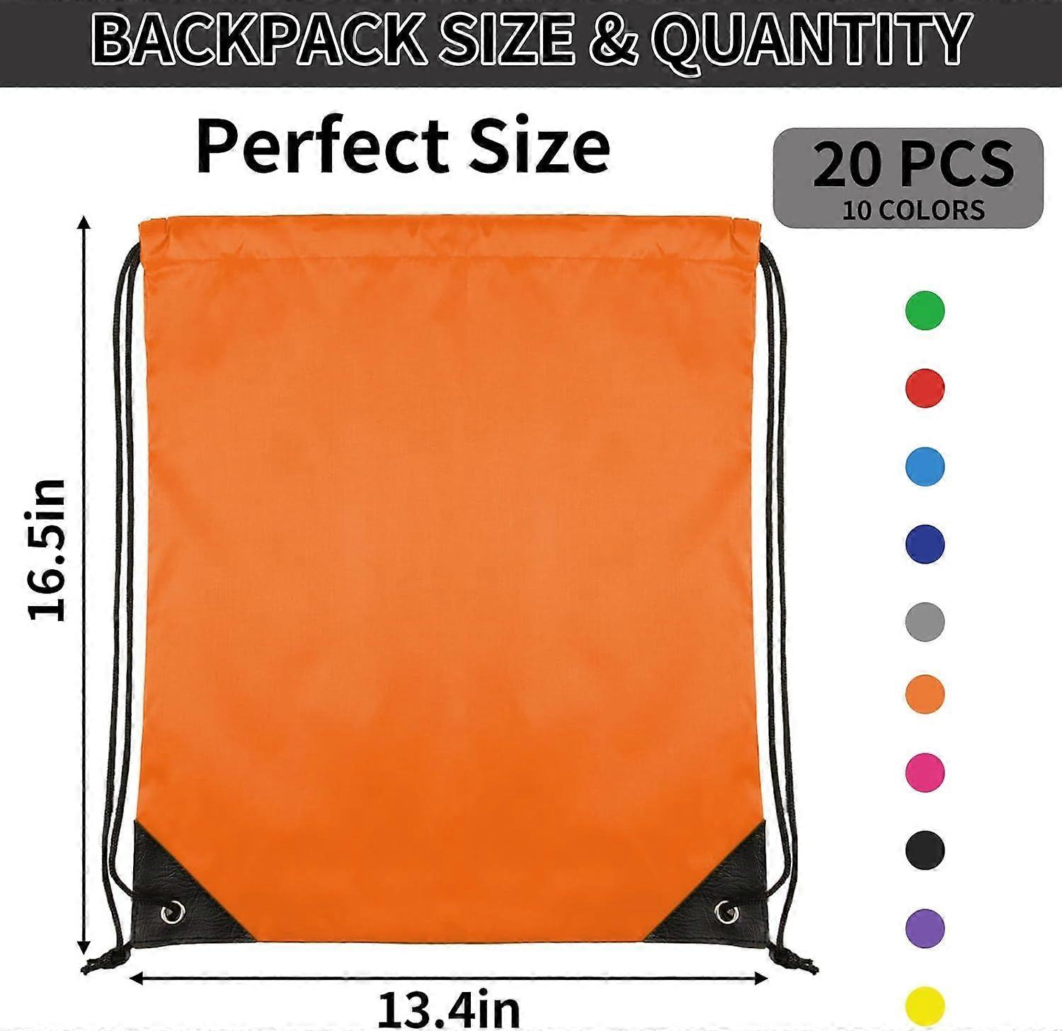 Drawstring Backpack 20Pcs Drawstring Bags, Draw String Back Bag Drawstring Bags