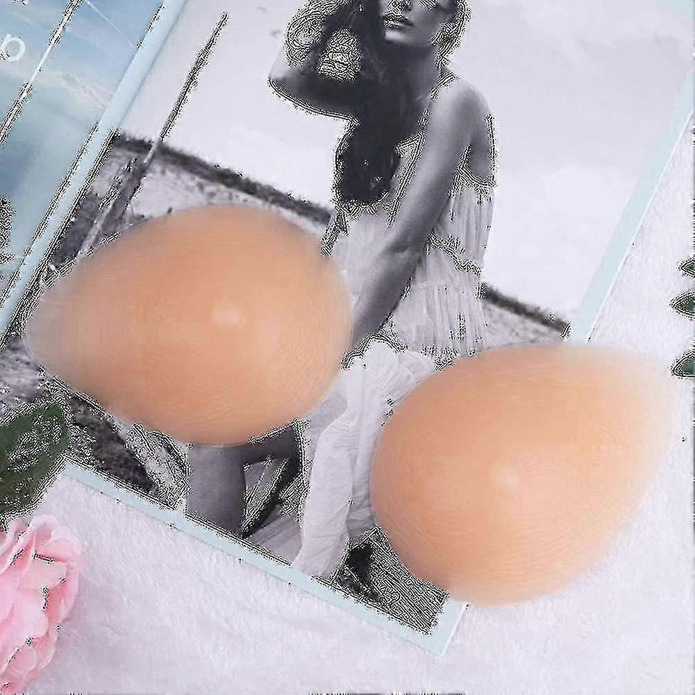 1 Pair Soft Silicone Breast Forms Fake Boobs Prosthetic Breast Forms For Evening