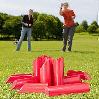 Red cube game with bag