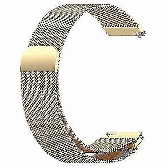 18MM Milanese Mesh Watch Band Rose Metal Replacement Strap for Smartwatches