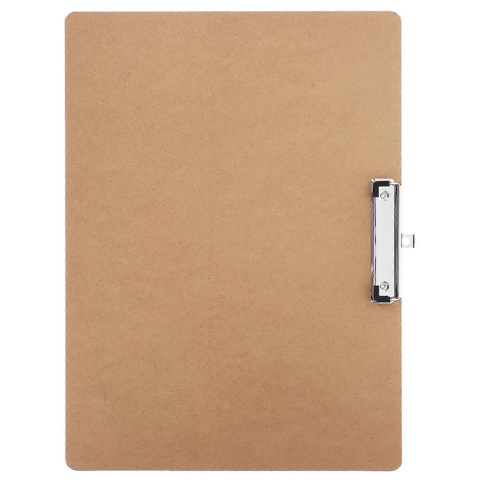 1PC A3 File Folder Board Wooden Backing Board Plate Writing Plate Document Sorting Folder