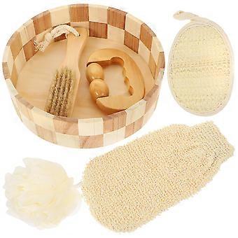 Body Exfoliating Tool Foot Stone Set for Softening Skin 1Set