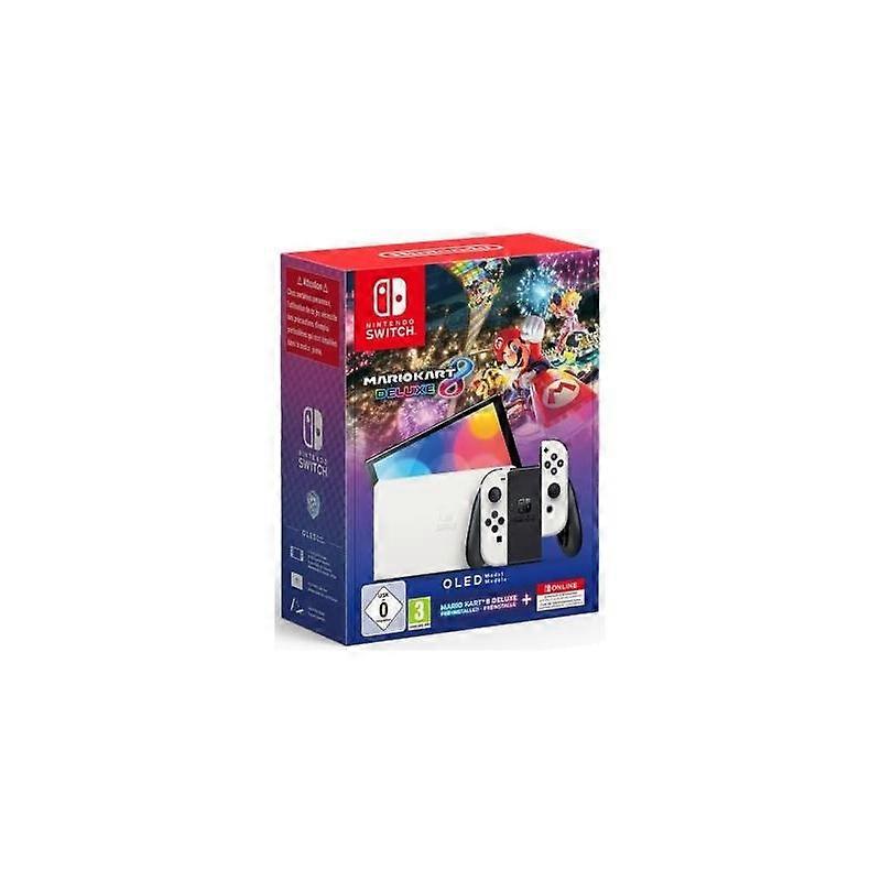 Oled + Mariokart 8 + 12 Nso Console Switch