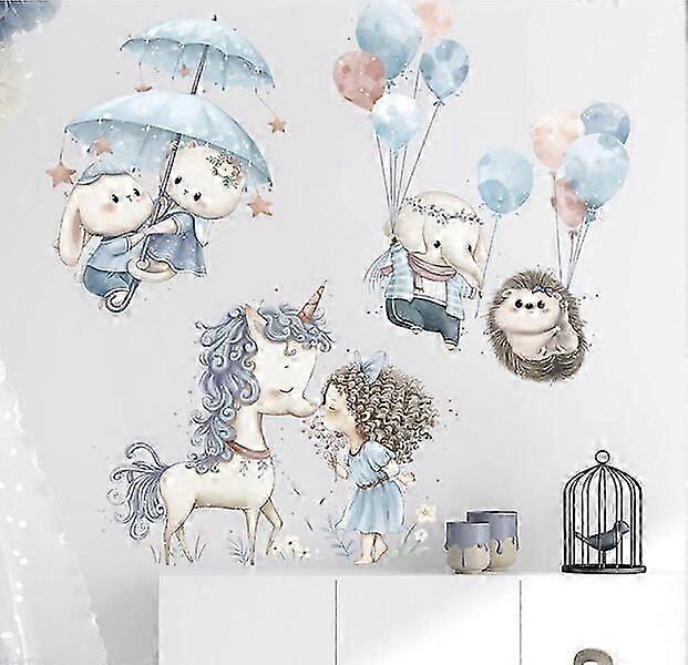 Children's room decorative stickers, suitable for multiple surfaces, easy to operate and avoid air bubbles