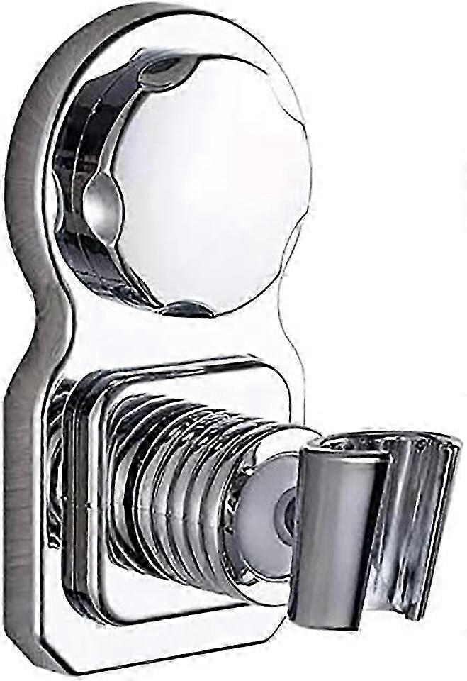 Adjustable hand shower holder - No-drill mounting with suction cup