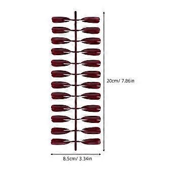 72Pcs Long False Nails Full Cover Fake Nails Fancy Dress Nail for Women Girls