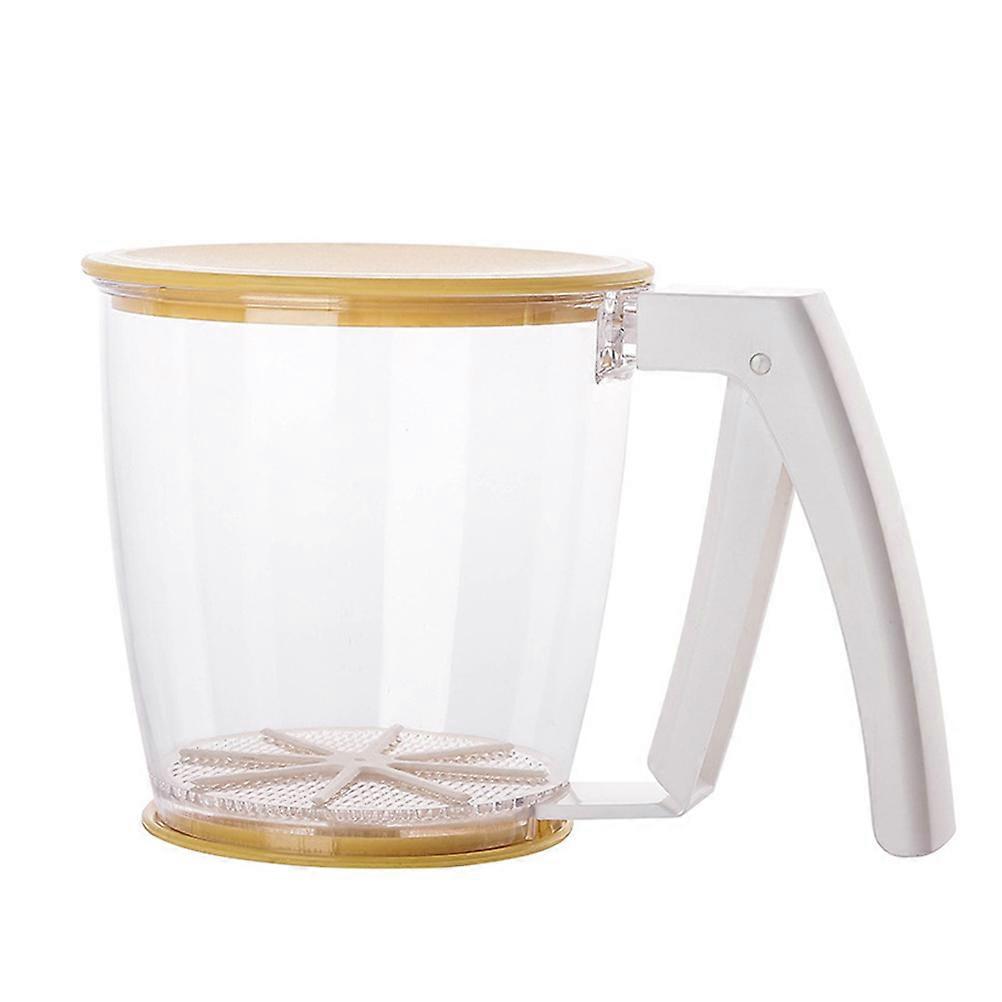 Small Sifter Flour Strainer Plastic Kitchen Sifter Baking Sieve Cake Sifter