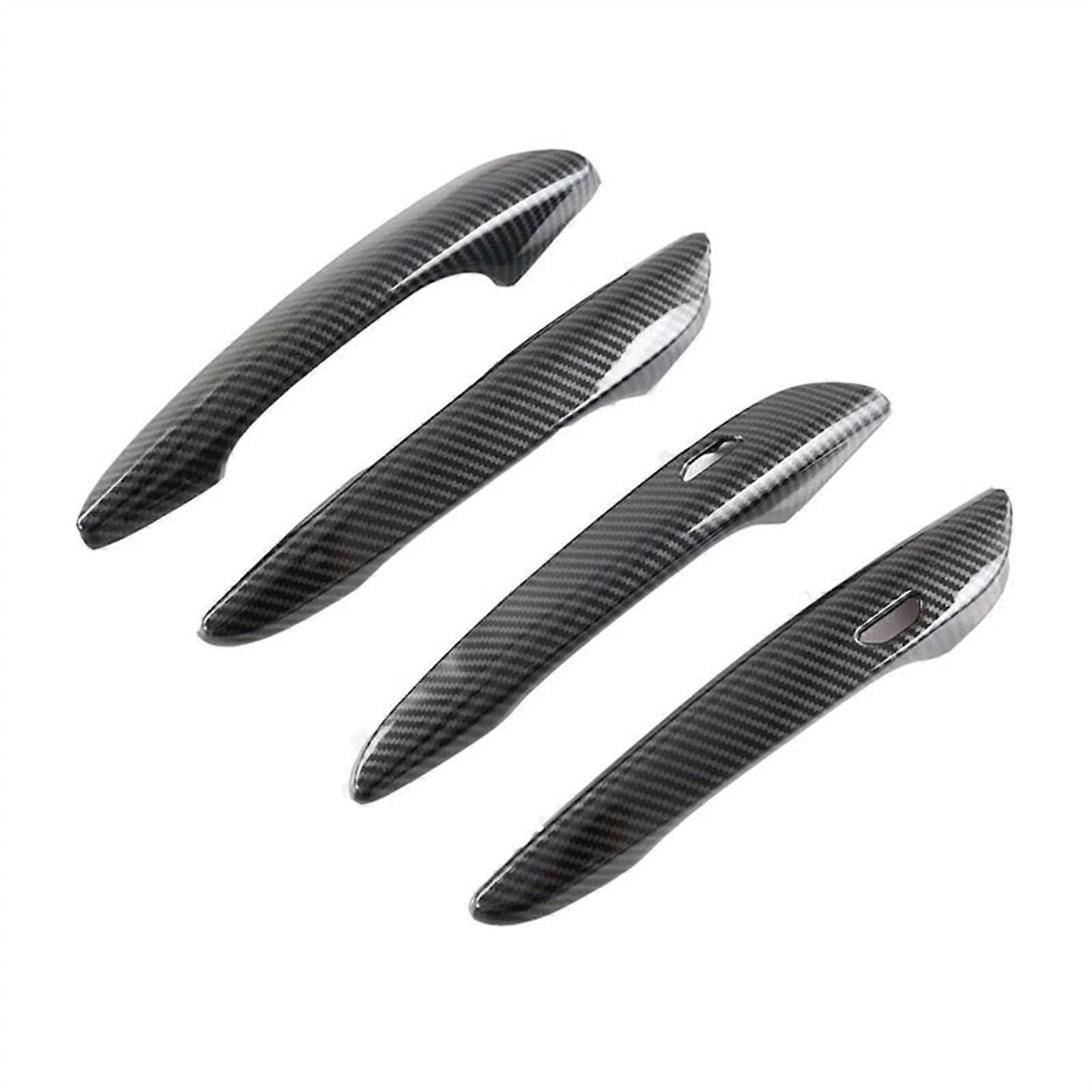Poignée de porte en fibre de carbone, cache-rayures, accessoires de garniture pour Mazda CX60 2022-2023