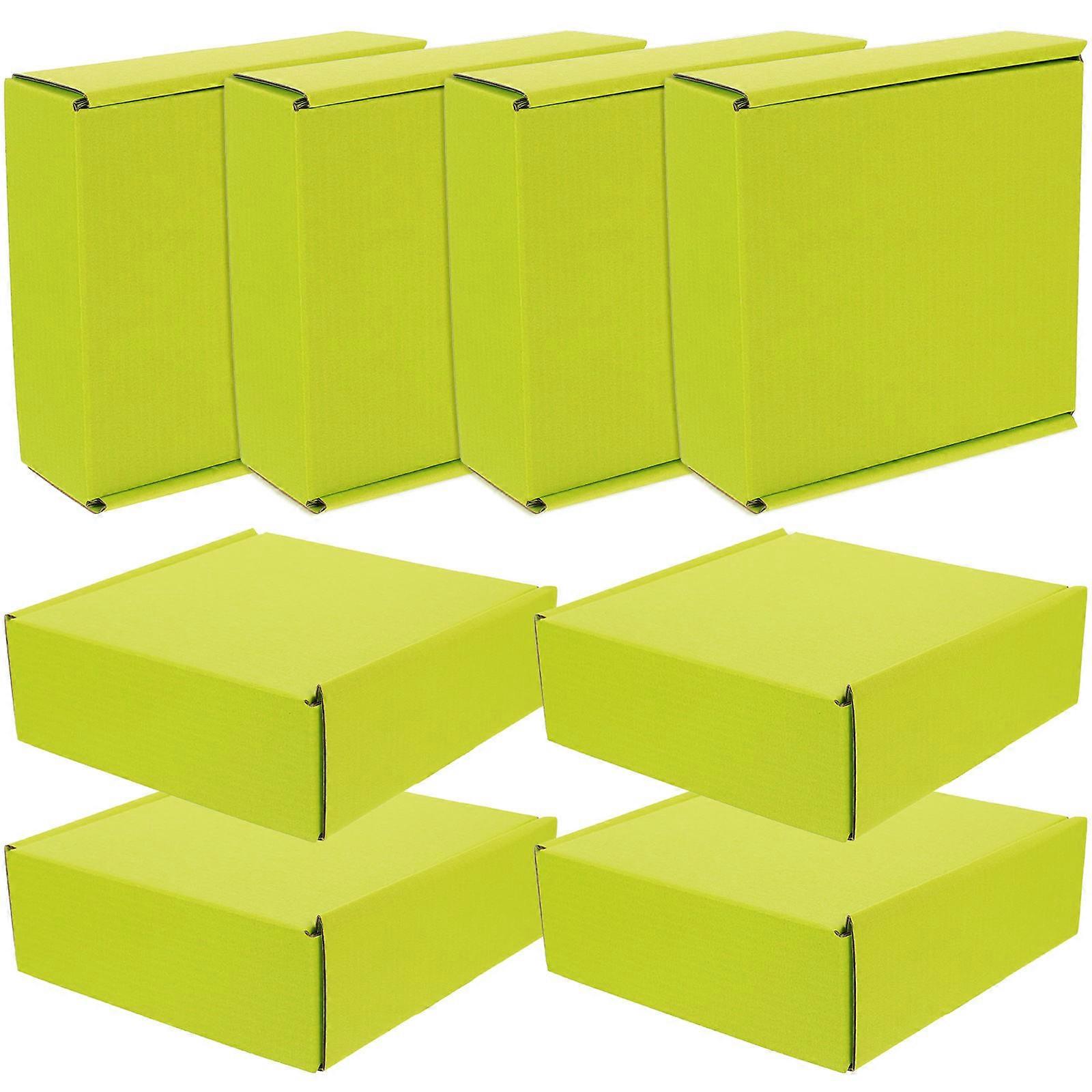 8pcs Packaging Box Delivery Boxes Clothes Wrapping Boxes Square Boxes Empty Packaging Boxes