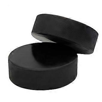 10 Pcs Professional Rubber Ice Hockey Pucks Standard Hockey Balls Sports Supplies for Practicing Training Game (Black)
