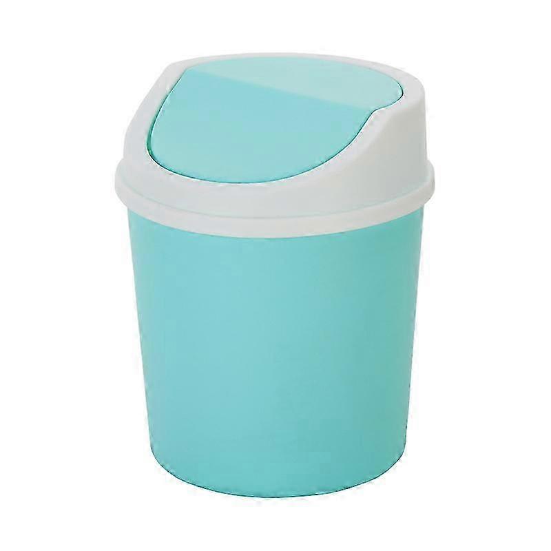1pc Mini Swing Top Bin Table Top Desk Office