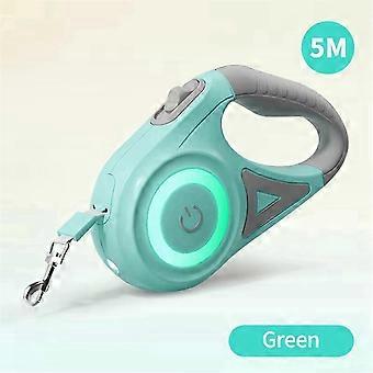 5M Retractable Dog Leash with LED Flashlight, A
